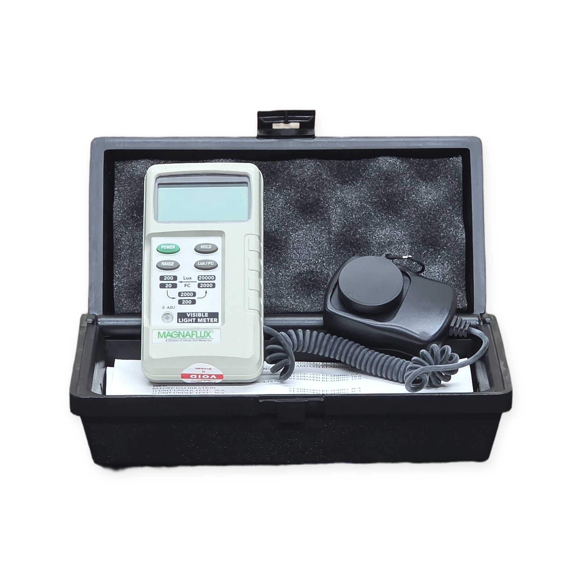 Magnaflux White Light Meter