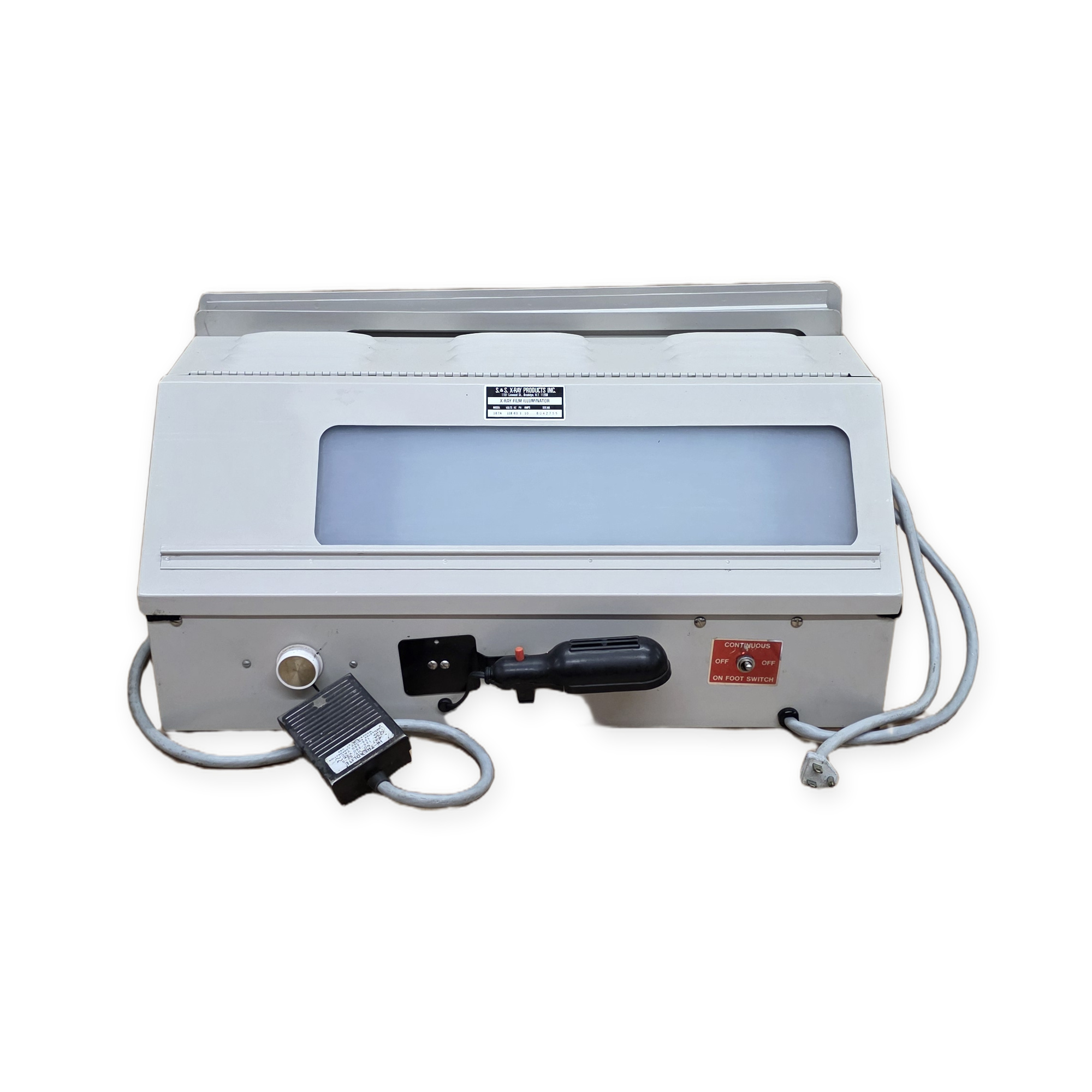 S&S Xray Products Film Viewer With Templates
