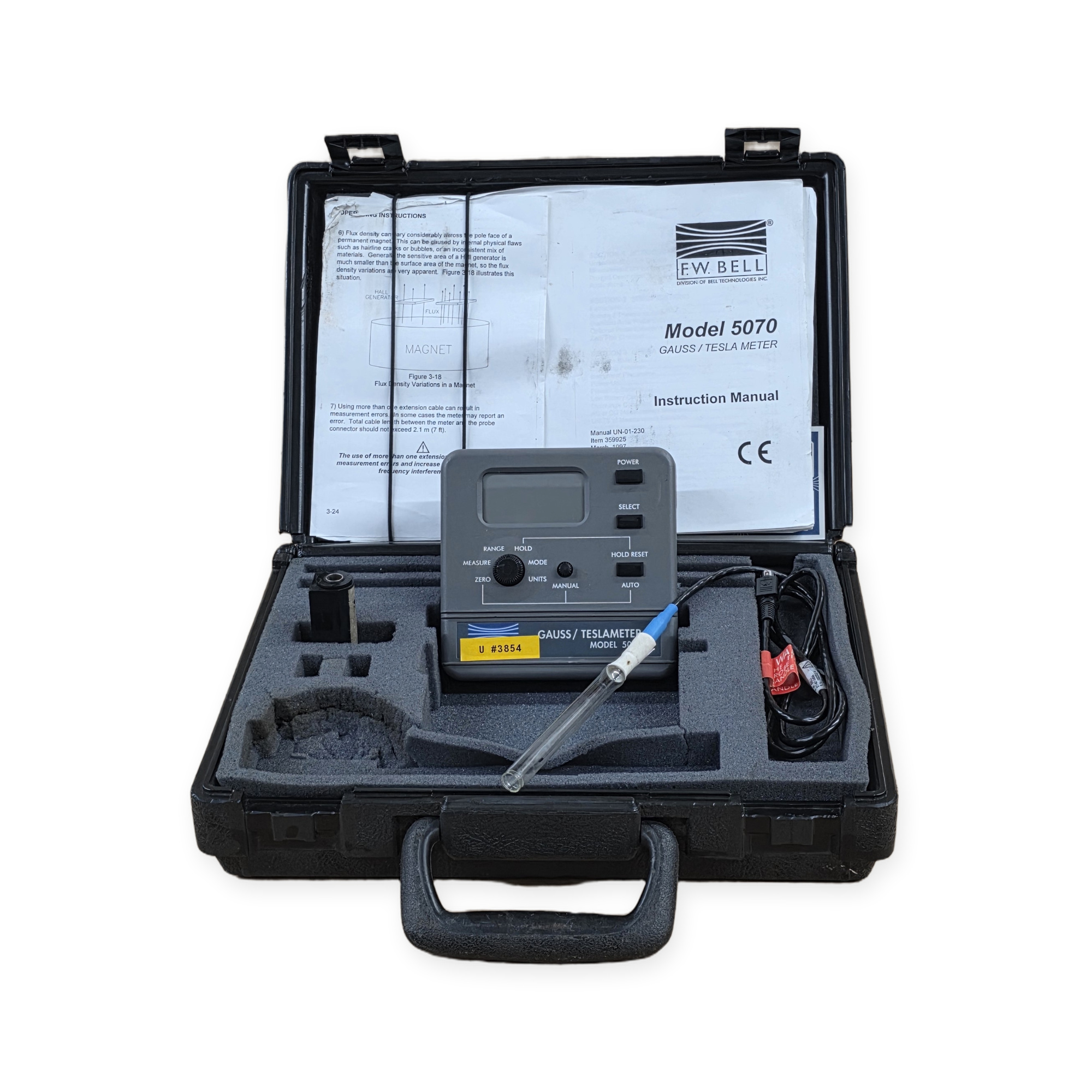 5070 Gauss Meter with probe